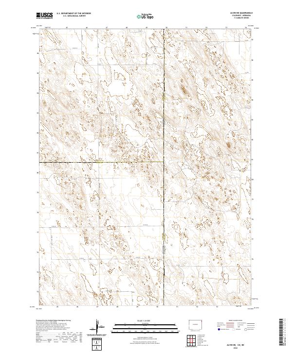 Alvin NE topographic map thumbnail