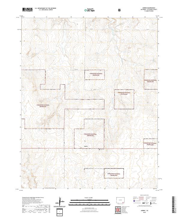 Andrix topographic map thumbnail