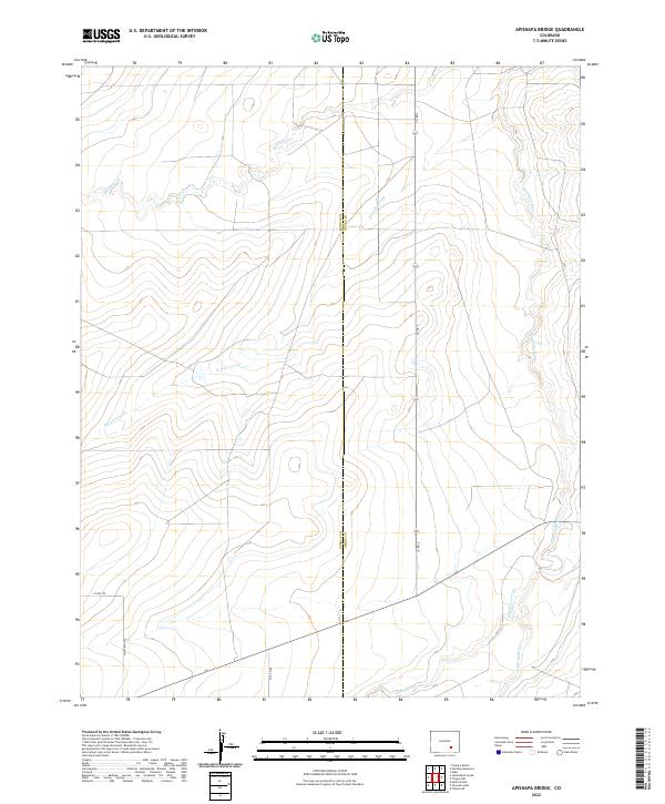 Apishapa Bridge topographic map thumbnail