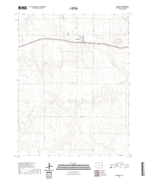 Arapahoe topographic map thumbnail