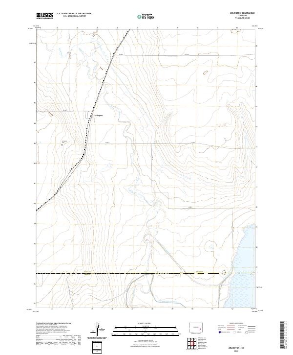 Arlington topographic map thumbnail