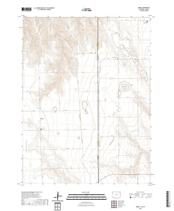 Armel topographic map thumbnail