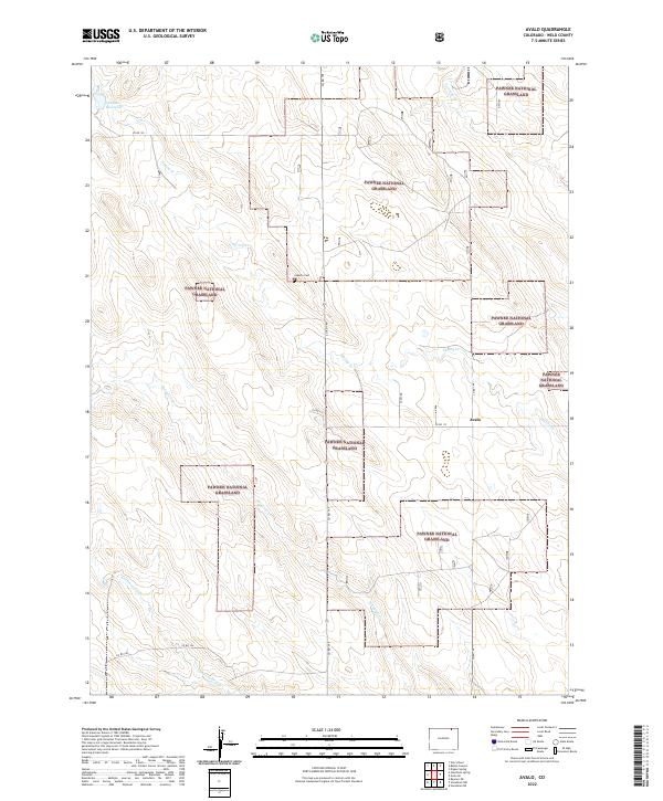 Avalo topographic map thumbnail