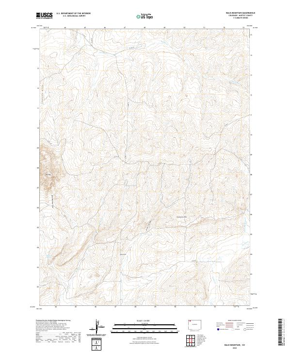 Bald Mountain topographic map thumbnail