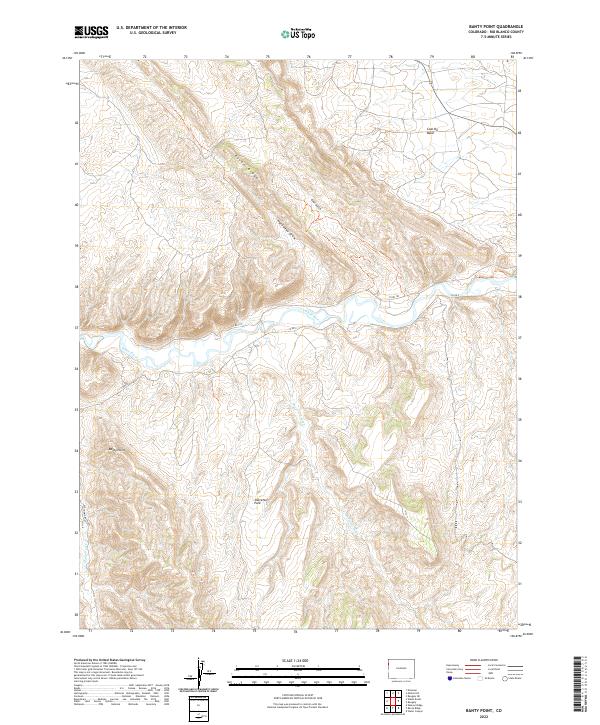 Banty Point topographic map thumbnail