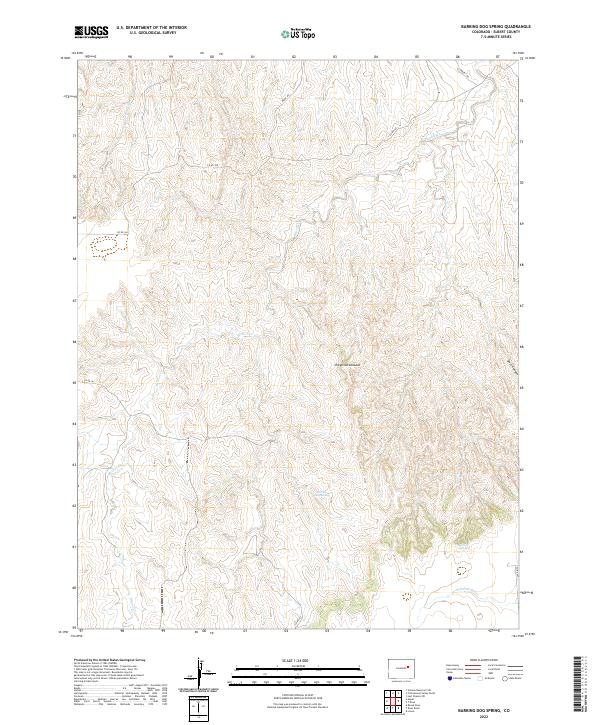 Barking Dog Spring topographic map thumbnail