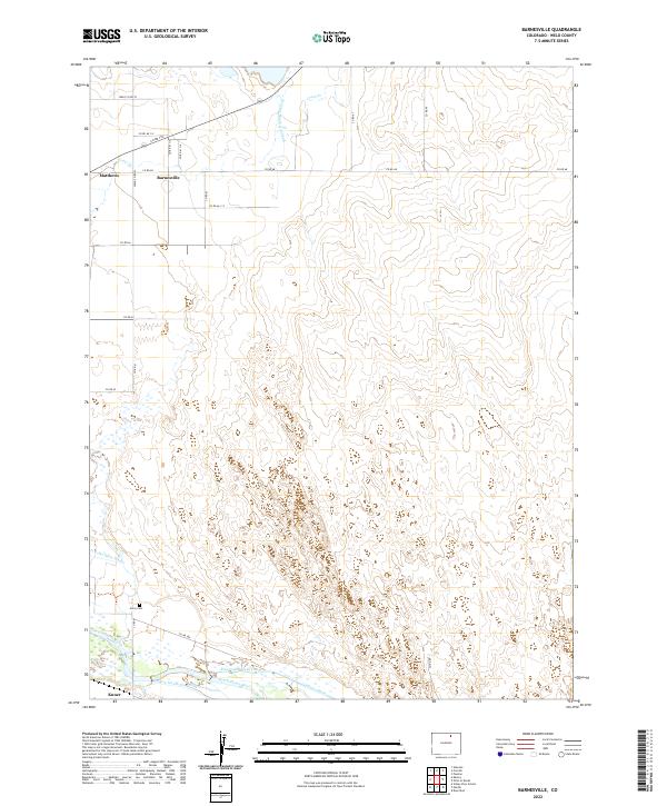 Barnesville topographic map thumbnail