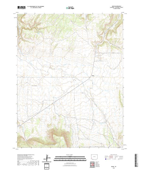 Basin topographic map thumbnail