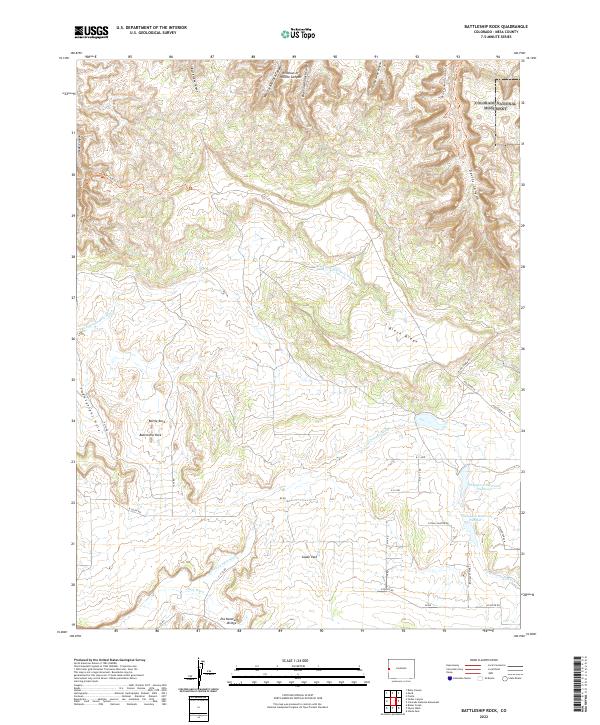Battleship Rock topographic map thumbnail
