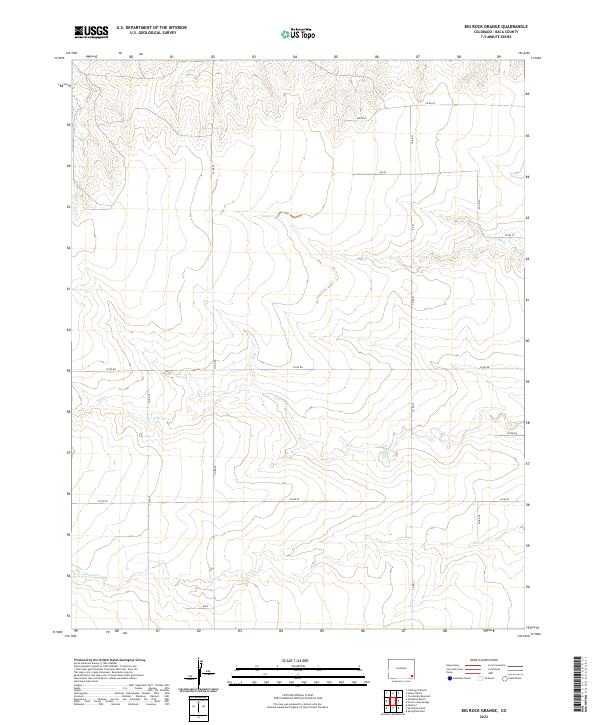 Big Rock Grange topographic map thumbnail