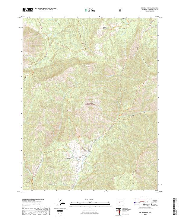 Big Soap Park topographic map thumbnail