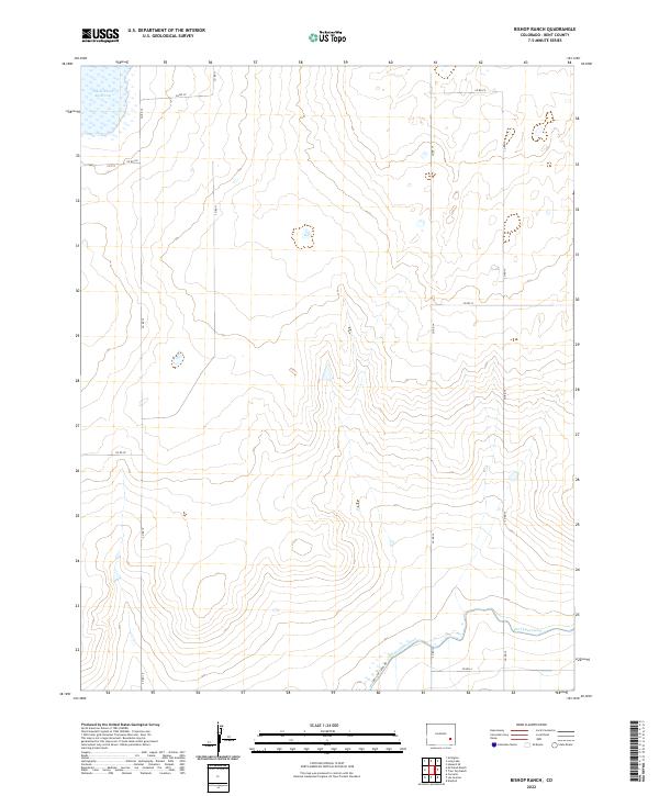 Bishop Ranch topographic map thumbnail