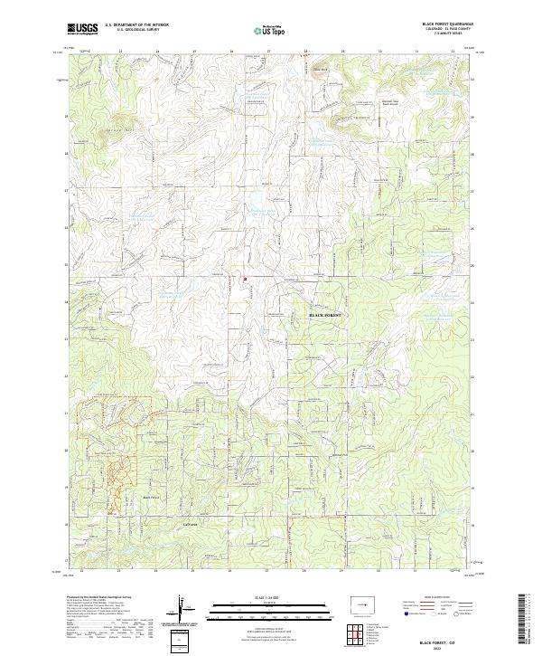 Black Forest topographic map thumbnail