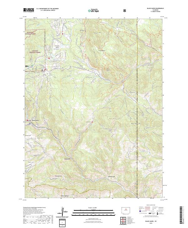 Black Hawk topographic map thumbnail