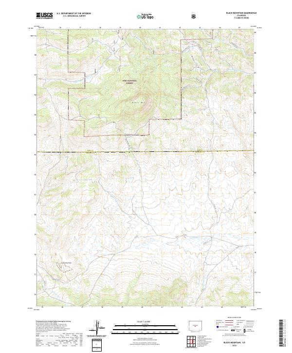 Black Mountain topographic map thumbnail