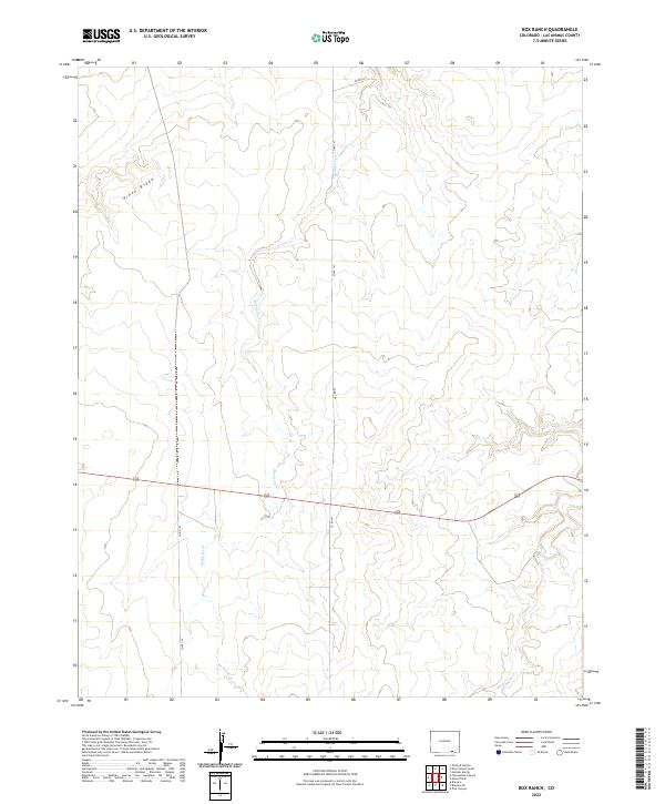 Box Ranch topographic map thumbnail