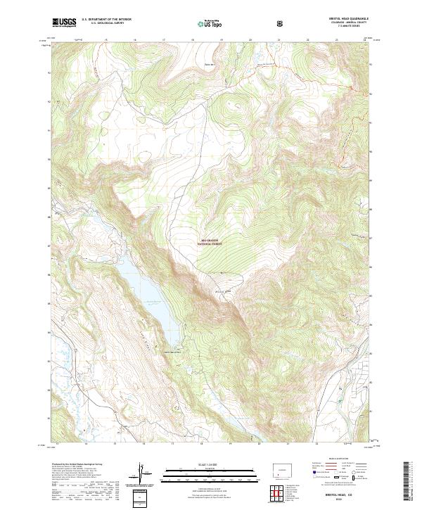 Bristol Head topographic map thumbnail