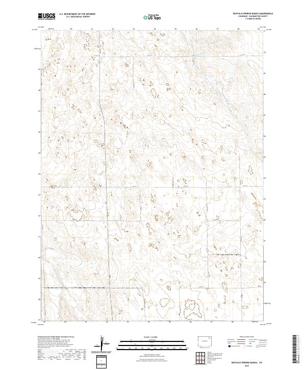 Buffalo Springs Ranch topographic map thumbnail