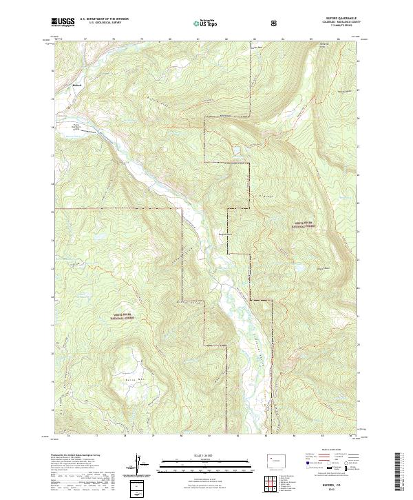 Buford topographic map thumbnail