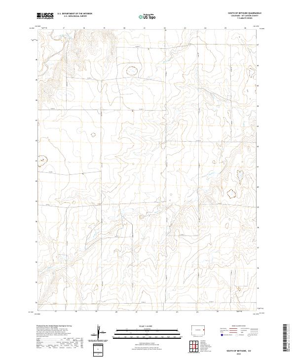 South of Bethune topographic map thumbnail