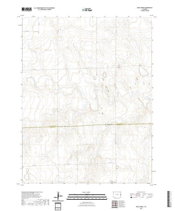Rock Creek 2022 topographic map thumbnail