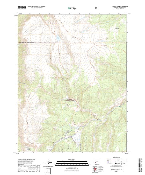 Cannibal Plateau topographic map thumbnail
