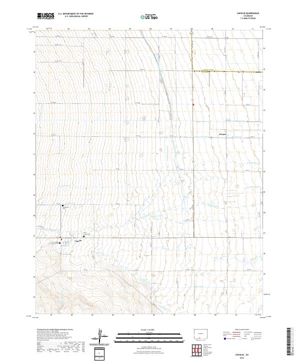 Capulin topographic map thumbnail