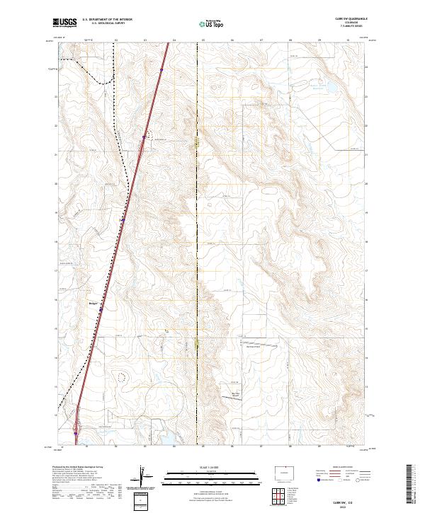 Carr SW topographic map thumbnail