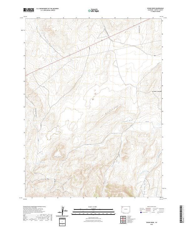 Cedar Knob topographic map thumbnail