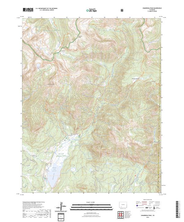 Cimarrona Peak topographic map thumbnail