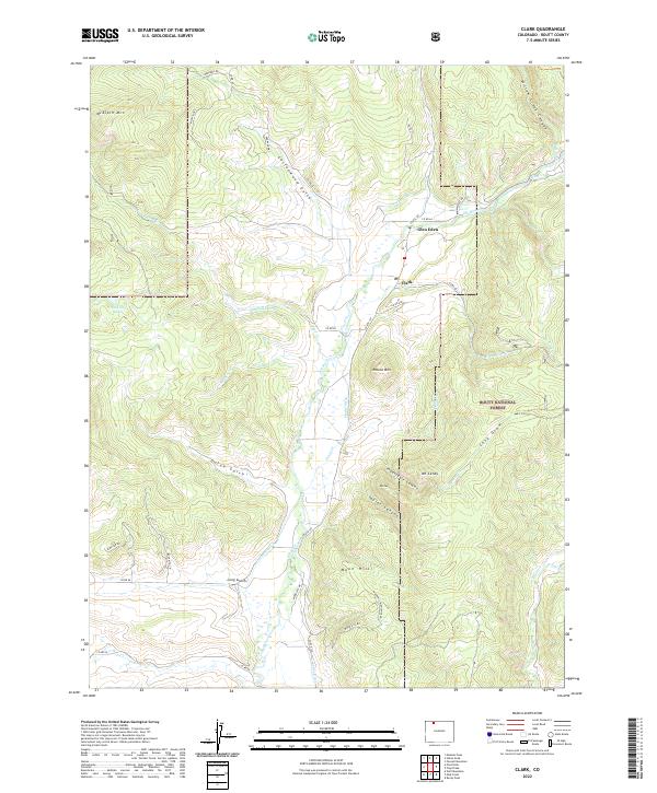 Clark topographic map thumbnail