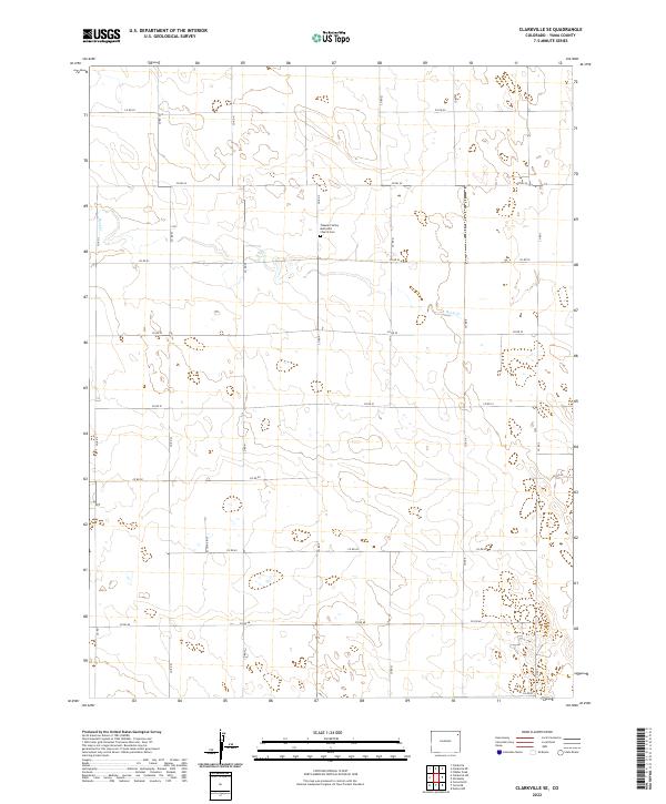 Clarkville SE topographic map thumbnail