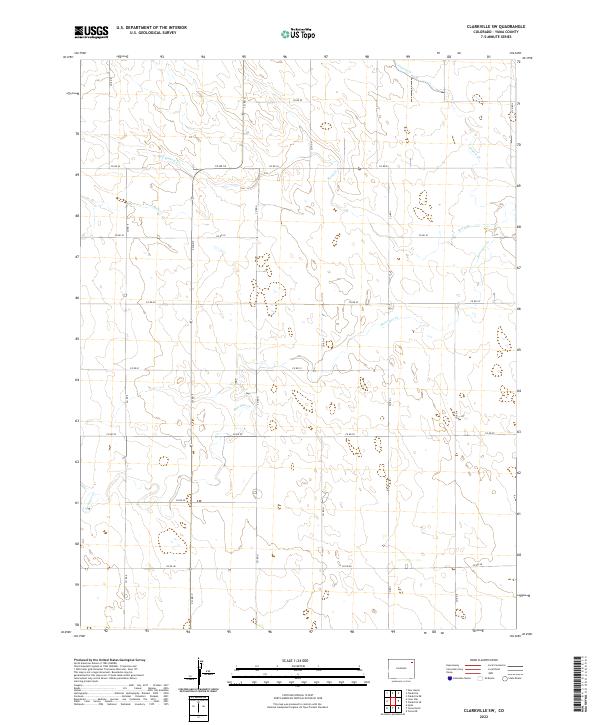 Clarkville SW topographic map thumbnail