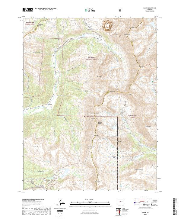 Climax topographic map thumbnail