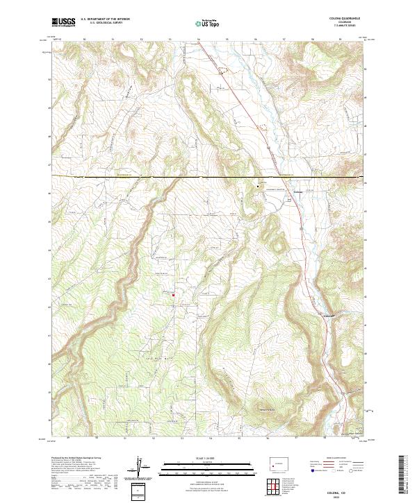 Colona topographic map thumbnail