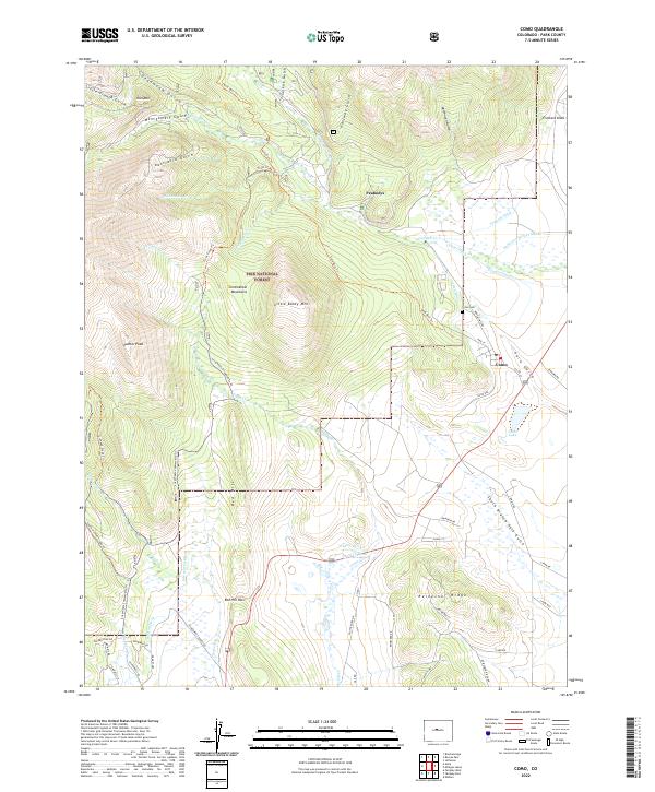 Como topographic map thumbnail