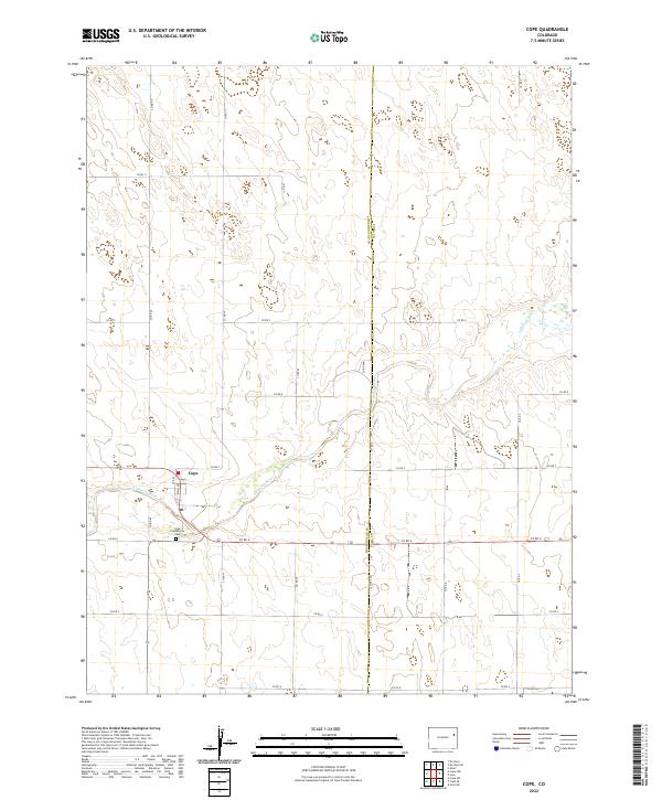 Cope topographic map thumbnail