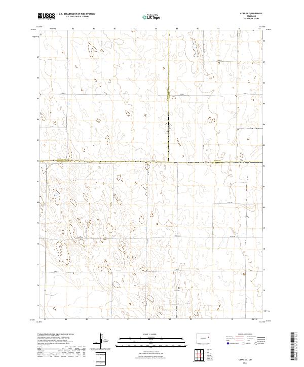 Cope SE topographic map thumbnail