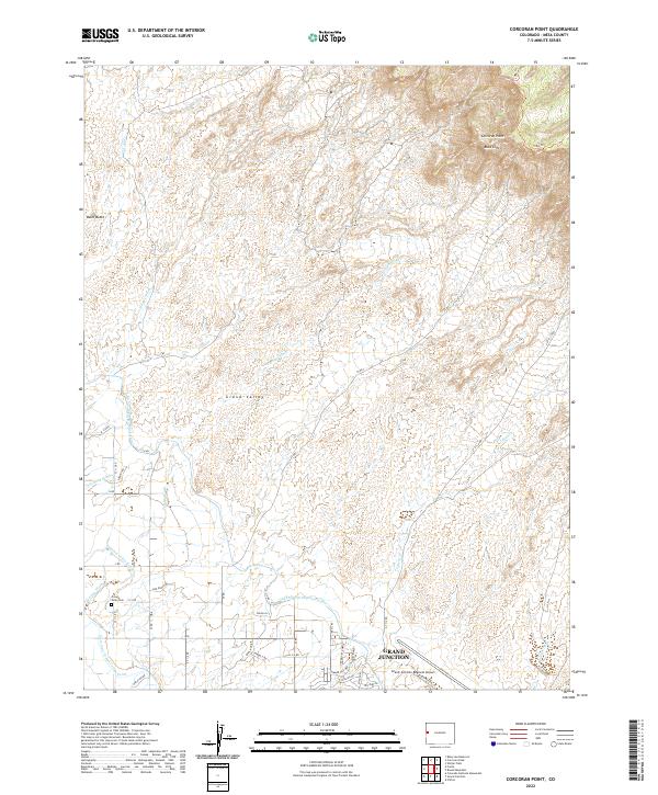 Corcoran Point 2022 topographic map thumbnail