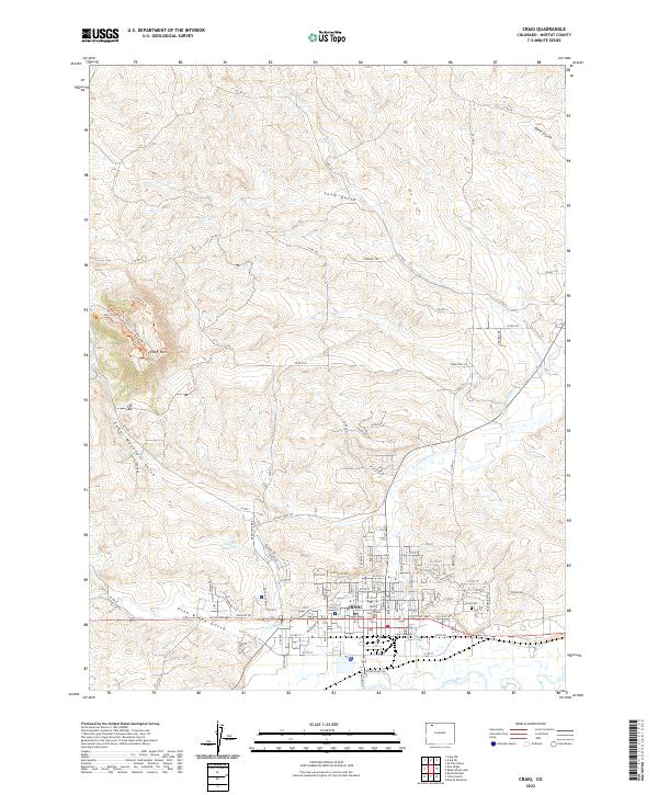 Craig topographic map thumbnail