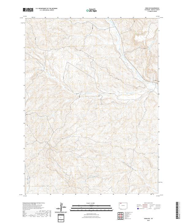 Craig NE topographic map thumbnail