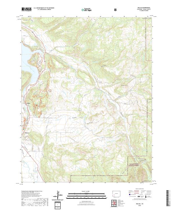 Dallas topographic map thumbnail