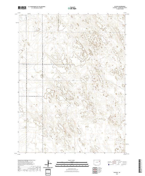De Nova topographic map thumbnail