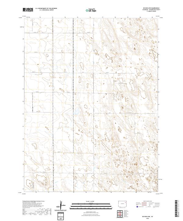 De Nova NW topographic map thumbnail