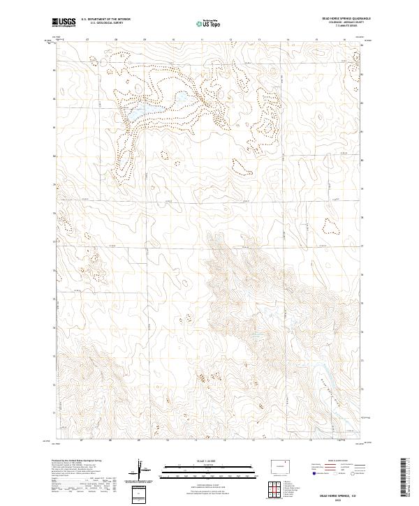Dead Horse Springs topographic map thumbnail
