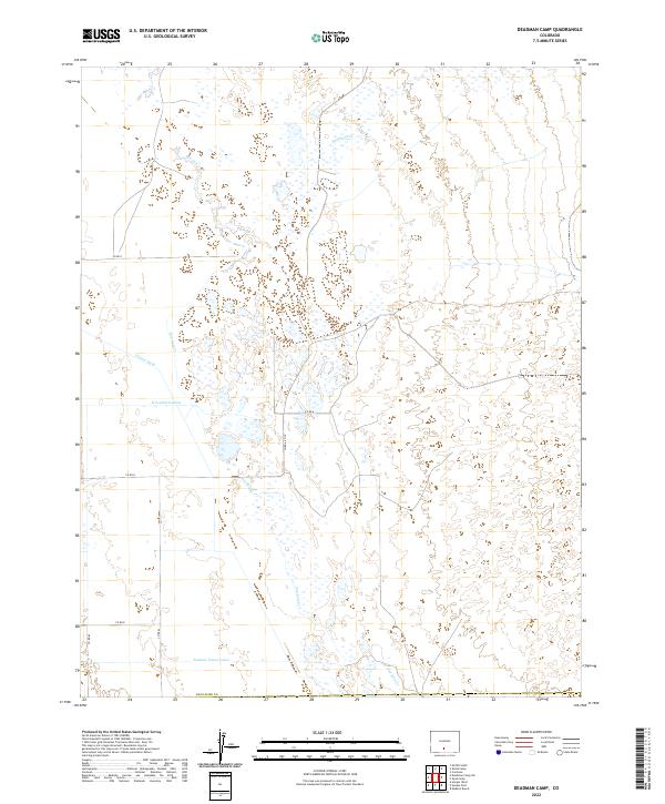 Deadman Camp topographic map thumbnail