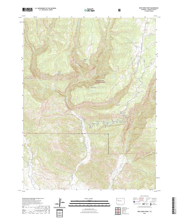 Deep Creek Point topographic map thumbnail