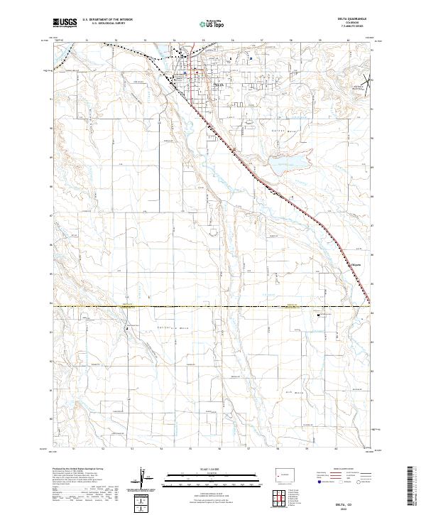 Delta topographic map thumbnail