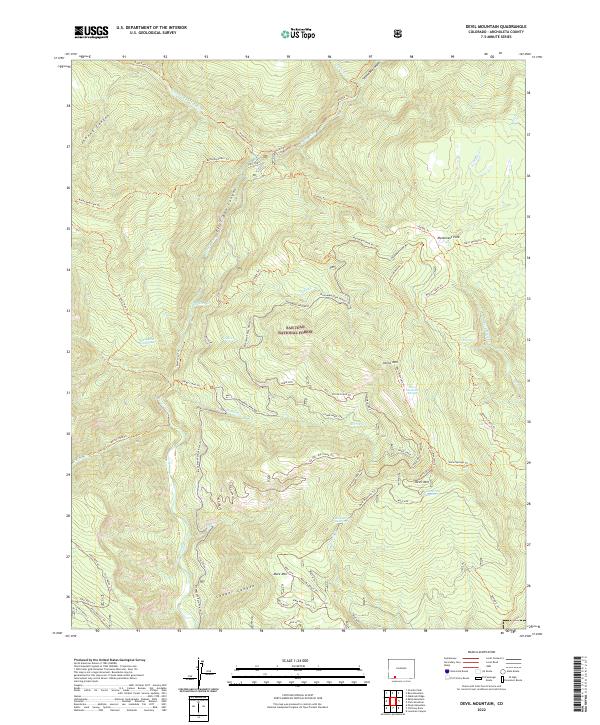 Devil Mountain topographic map thumbnail