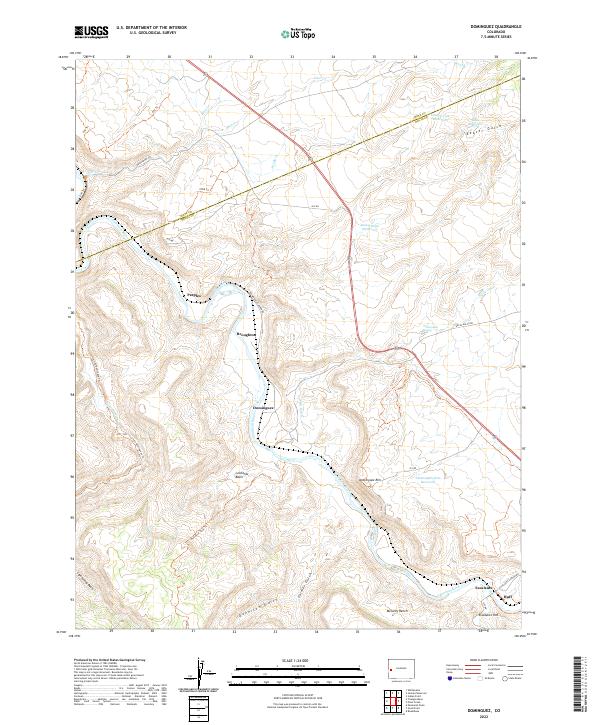 Dominguez topographic map thumbnail